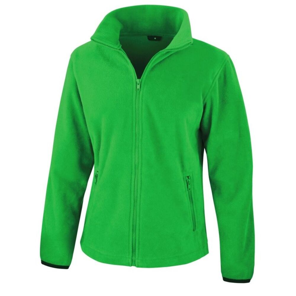 Result Womens/Ladies Core Fashion Casual Fit Full Zip Fleece Top/Jacket/Coat / V
